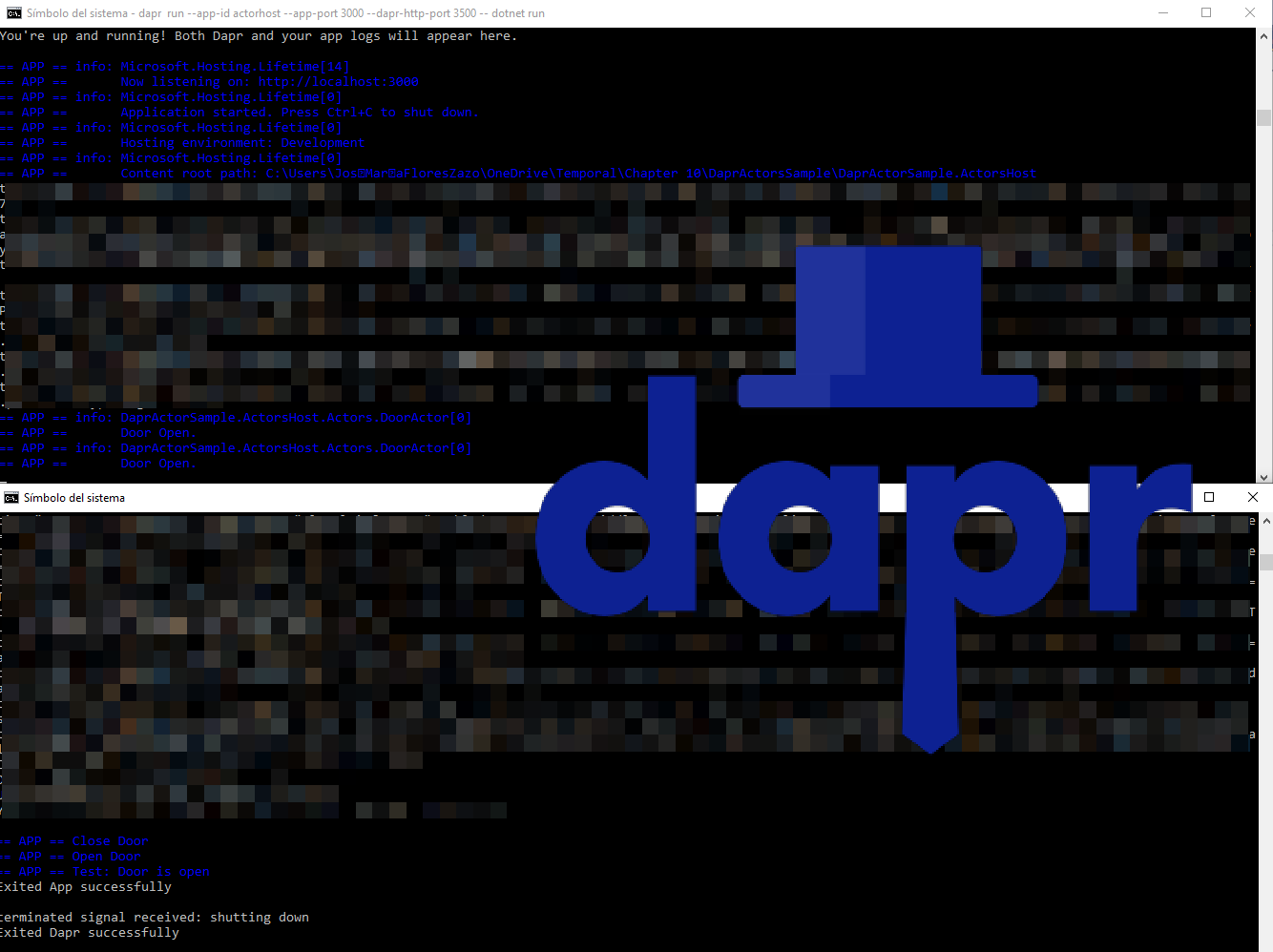 .NET 6 DAPR: Modelo de Actores