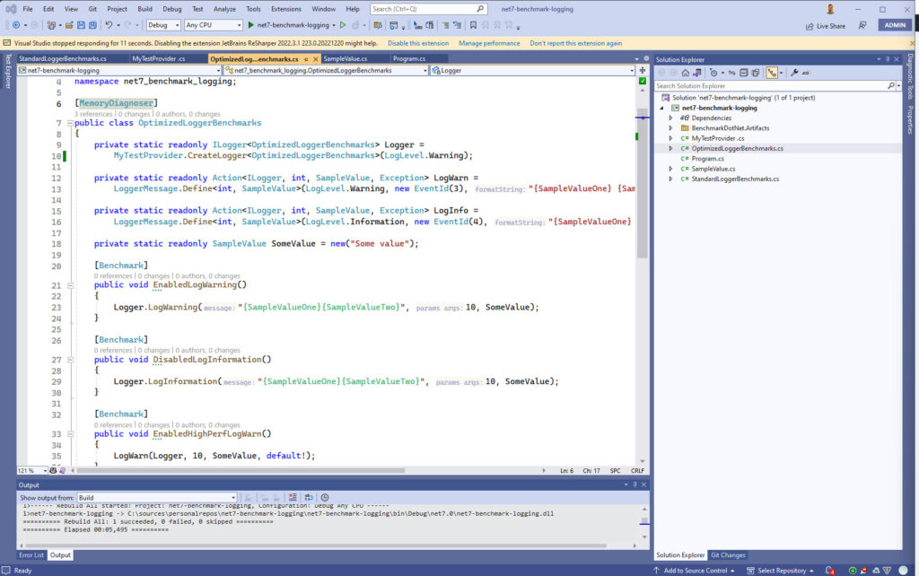 Benchmark en C Logging JMFLORESZAZO