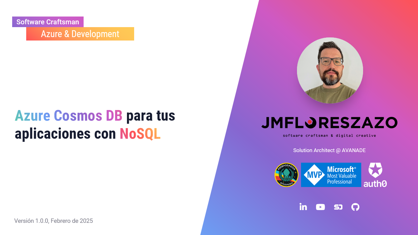 Azure Cosmos DB para tus aplicaciones con NoSQL