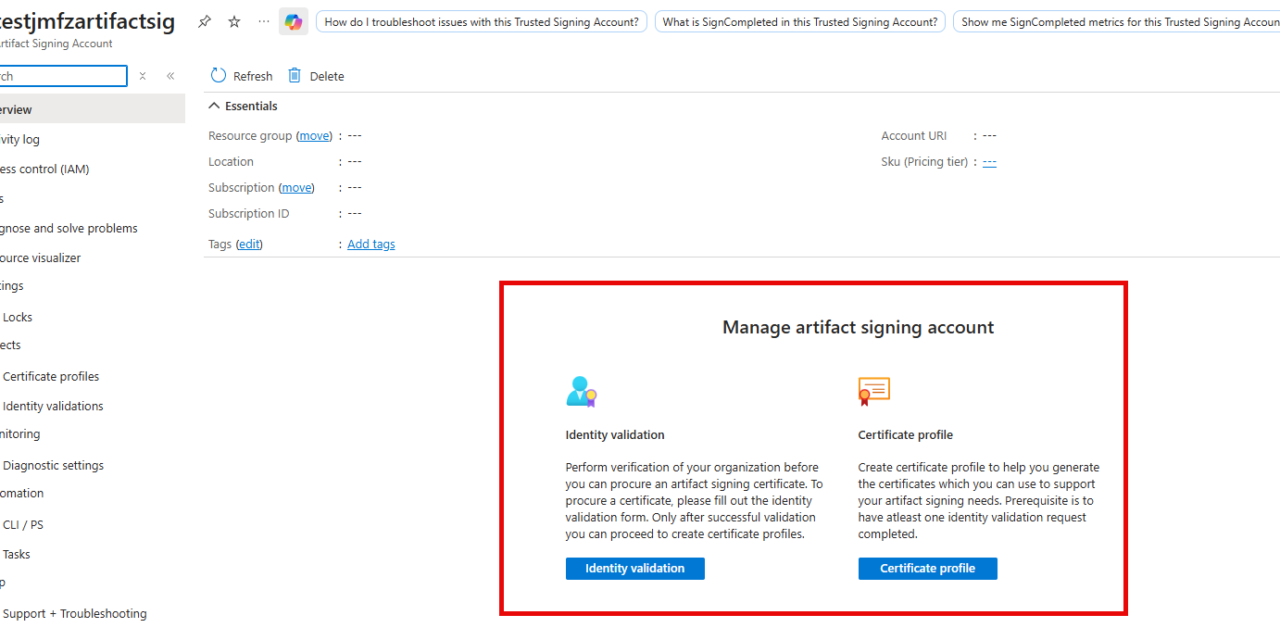 Azure Artifact Signing — la identidad del software en la era de la supply chain